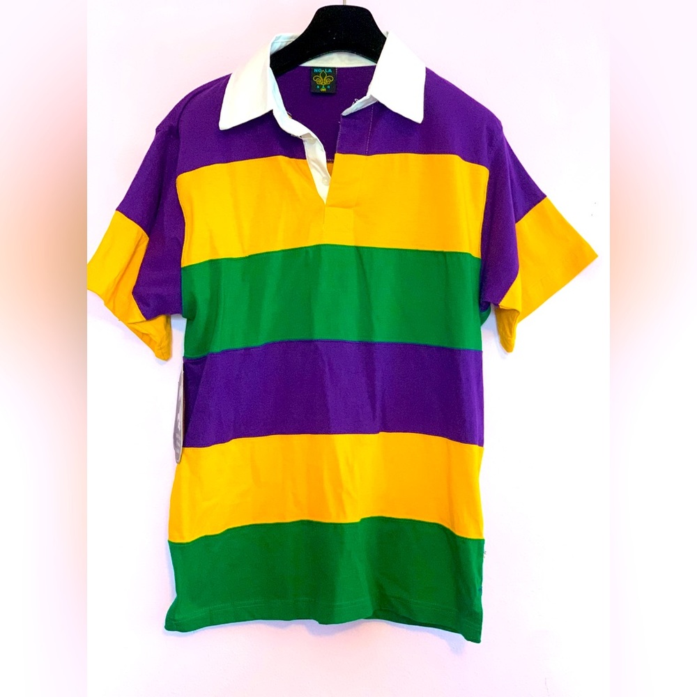 NWT Men’s Mardi Gras Shirt Size M